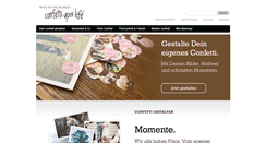 Desktop Screenshot of confettiyourlife.com